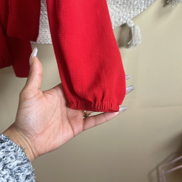 Pretty little things red super crop top - Picture 5 of 6